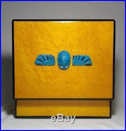 Ancient Egyptian Scarab Humidor Stash Box Home Decor Collectible w Provenance