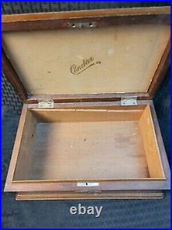 Antique 1930s Condax Pipe Tobacco Cigar Humidor Box Estate Find
