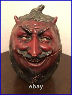 Antique 19s Austrian Devil humidor unusual moisturizing JP anthropomorphic box