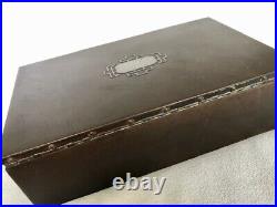 Antique Authentic HEINTZ Silver on Bronze Cigar Box / Humidor ARTS & CRAFTS
