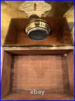 Antique Bradley & Hubbard B&H Humidor Tobacco Box Cedar Lined As Is
