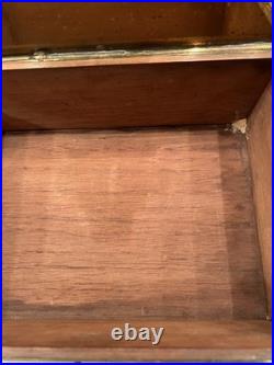 Antique Bradley & Hubbard B&H Humidor Tobacco Box Cedar Lined As Is