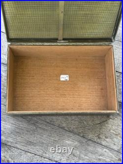 Antique Brass Middle Eastern Engraved Humidor Cigar Box (Circa 1886) Antique Brass Middle Eastern Engraved Humidor Cigar Box (Circa 1886)
