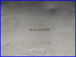 Antique C. 1895 E. G. Webster & Son American Silverplate Tobacco Humidor Box