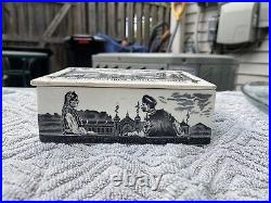 Antique Ceramic Tobacco Box The Balkan Sobranie Cigarettes Finest Yenidje