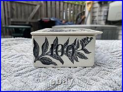 Antique Ceramic Tobacco Box The Balkan Sobranie Cigarettes Finest Yenidje