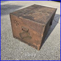 Antique Cigar Store Display Cremo Cigars Cedar Humidor Trunk Box Container