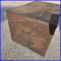 Antique Cigar Store Display Cremo Cigars Cedar Humidor Trunk Box Container
