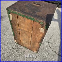 Antique Cigar Store Display Cremo Cigars Cedar Humidor Trunk Box Container
