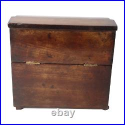 Antique Dutch Tobacco Box 19th Century Rosewood and Handcrafted Design