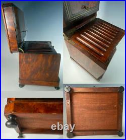 Antique French Napoleon III (c. 1850-70) Cigar Cabinet, Chest, Presentation Box