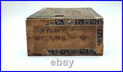 Antique High Five 50 Cigars Wood Box Superiores 1st District Factory109 Nebraska