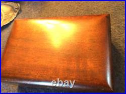 Antique Mahogany Tin Lined Cigar Box Humidor