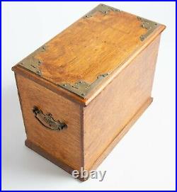Antique Military Tobacco & Pipe Table Chest Box
