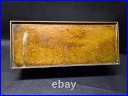 Antique Mission Heintz Silver Bronze Horse Fox Hunt Scene Desk Box Humidor Cigar