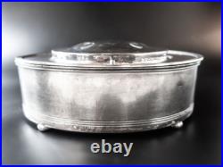 Antique Silverplate Cigar Box Tobacco Box