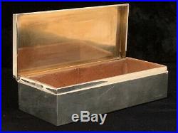 Antique Tiffany & Co. Sterling Silver Cigar Humidor Box