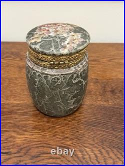 Antique Tobacco Humidor Hand Painted Kelva Humidor