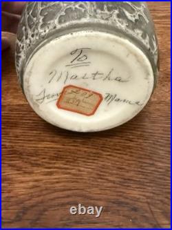 Antique Tobacco Humidor Hand Painted Kelva Humidor