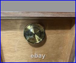 Antique Victorian Style Wooden Lined Cigar Humidor Storage Box Chest