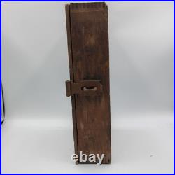 Antique Wooden Continental Tobacco Co. Sorg Middletown Ohio 1901 Cigar Box