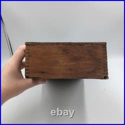 Antique Wooden Continental Tobacco Co. Sorg Middletown Ohio 1901 Cigar Box