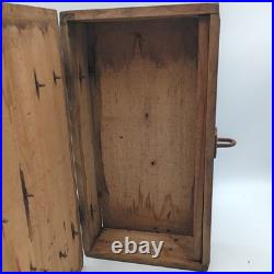 Antique Wooden Continental Tobacco Co. Sorg Middletown Ohio 1901 Cigar Box