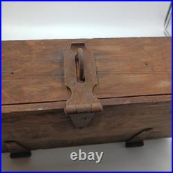 Antique Wooden Continental Tobacco Co. Sorg Middletown Ohio 1901 Cigar Box