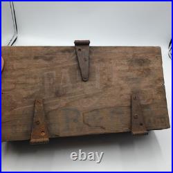 Antique Wooden Continental Tobacco Co. Sorg Middletown Ohio 1901 Cigar Box