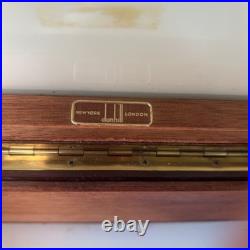 Antique mahogany Cigar Humidor Chest Box. Alfred Dunhill. New York London