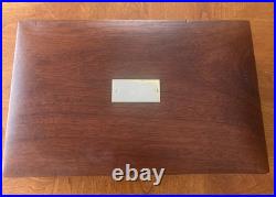Antique vintage wood cigar humidor box