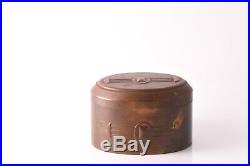 Art Deco Bronze Brass Desk Humidor Box CDE Carl Deffner Jugendstil Tobacco Tin