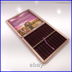 Arturo Fuente Opus X Rare Pink Queen of Hearts Empty Wooden Cigar Box
