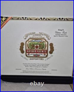 Arturo Fuente Wooden Cigar Box Humidor Collectible Premium Tobacco Box
