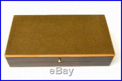 Authentic Louis Vuitton Humidor Cigar Case Box Wood Plastic Brown Monogram LV
