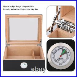 BEST Cedar Wood Portable Travel Outdoor Humidor Case Cigar Holder Storage Box