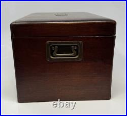 Beautiful Antique Wooden Humidor Box NO KEY