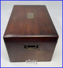 Beautiful Antique Wooden Humidor Box NO KEY