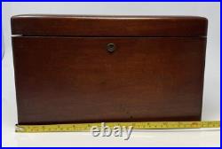 Beautiful Antique Wooden Humidor Box NO KEY
