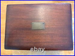 Beautiful Antique Wooden Humidor Box NO KEY