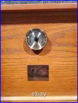Beautiful Wood Cigar Humidor Box Very Nice