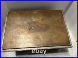 Benson & Hedges Metal Copper Cigar Box Lining 1919 Antique Metal 13.5L 9 W 7