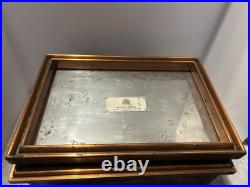 Benson & Hedges Metal Copper Cigar Box Lining 1919 Antique Metal 13.5L 9 W 7