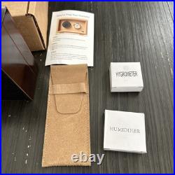 Bespoke CIGAR HUMIDOR New Open Box With Humidifier And Hygrometer