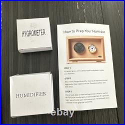 Bespoke CIGAR HUMIDOR New Open Box With Humidifier And Hygrometer