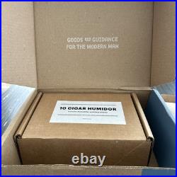 Bespoke CIGAR HUMIDOR New Open Box With Humidifier And Hygrometer
