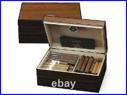 Box Boîte Humidifié Étui à Cigare Case Egoist Humidor Pour 40 Cigares JK00174