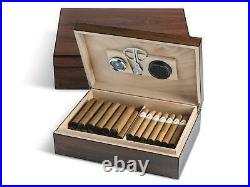 Box Boîte Humidifié Étui à Cigare Case Egoist Kit Humidor 25 Cigares JK00170