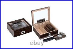 Box Humidifier Cigar Case + Accessories 75 Cigars Humidor LUBINSKI QB267