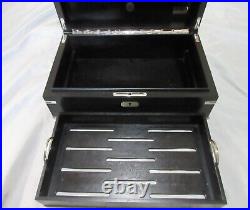Boxed DAVIDOFF Humidor Cigar Cigarette Storage Case + Key Luxury Goods Used